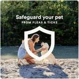 Ultra Flea and Tick Prevention for Dogs - Dog and Puppy Treatment and Control - Mosquito Repellent - XL, Fast Acting Waterproof Topical Drops, 6 Month Supply