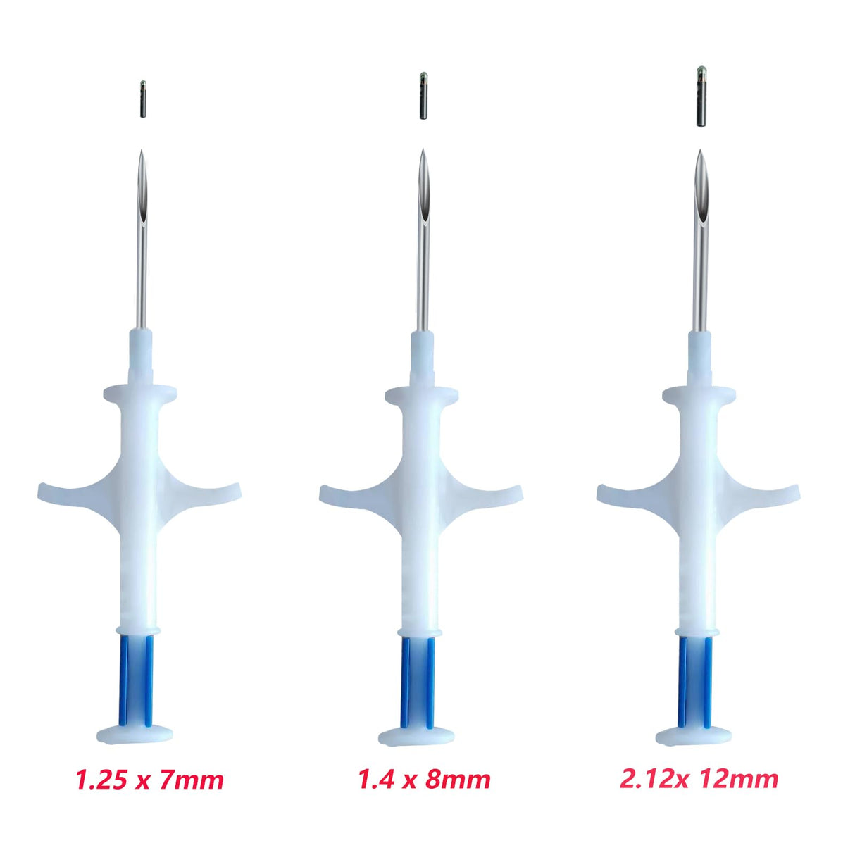 Manruta Microchip for Dogs and Cats 20 Pack Animal Identification Syringe Preload ISO 11784/11785 FDX-B Universal Standard for Pets Horse Cow Pig Management(2.12X12mm Microchip)