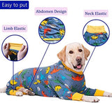 Dog Recovery Suit for Dogs After Surgery Female Male Medium Large Dog Neuter Spay Onesie for Shedding Prevent Licking Surgical Wound Dog Cone Alternative