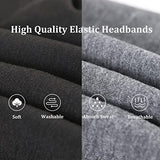 Kachanaa 8 Packs Large Wide Headbands for Women's Hair,Non Slip Soft African Bandeau Hair Bands Makeup Yoga Workout Running Sweat Hair Wraps Fashion Hair Accessories for Black Women