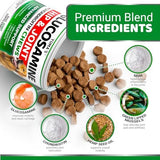 (2 Pack) Glucosamine for Dogs - Hip and Joint Supplement for Dogs - Glucosamine Chondroitin Chews - Joint Pain Relief Supplement with MSM - Advanced Health - Mobility Support - Made in USA