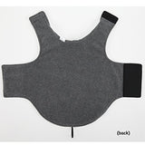 Creation Core Windproof Plush with Sport Vest Dog Clothes Night Reflective Jacket Pet Keep Warm Jacket No Pull No Choke Design Eco-Friendly for Small and Large Big Dog(Grey XXXL)