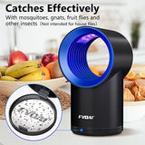 FVOAI Fruit Fly Trap Indoor, Fruit Fly Traps for Indoors H3 Mosquito Zapper Indoor Insect Trap with Suction, Time Setting, Bug Light & 10 Pcs Sticky Glue Boards (Blue)
