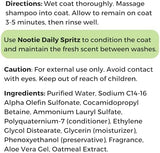 Nootie Aloe&Oatmeal Pet Shampoo for Sensitive Skin-Long lasting Cucumber Melon Shampoo-Helps Relieve Dry Itchy Skin for Dogs&Cat-Natural Ingredient-Soap Paraben&Sulfate Free-Cleans Conditions-1 Gallon