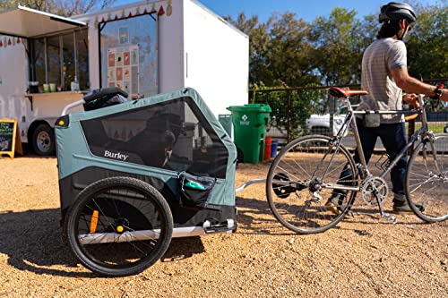 Burley Bark Ranger | XL Dog Bike Trailer & Stroller, Roomy Interior, Mesh Ventilation & Reinforced Removeable Floor