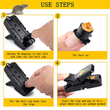 Mouse Traps,Small Mice Traps That Work, Humane Mouse Traps with Detachable Bait Cup, Mouse Catcher Quick Effective Reusable and Safe for Families -12 Pack