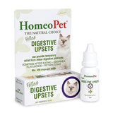 HomeoPet Feline Digestive Upsets, Natural Cat Digestive Support, Digestive Supplement for Cats, 15 Milliliters