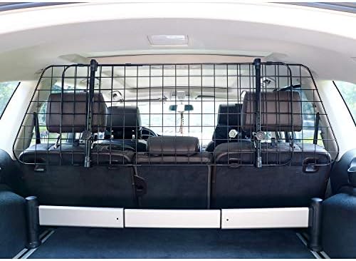 Amazon Basics Adjustable Dog Car Barrier, 16 inch, Black