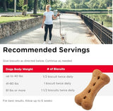 Nutri-Vet Hip & Joint Biscuits for Dogs - Tasty Dog Glucosamine Treat & Dog Joint Supplement - Large Sized Biscuit with 300mg Glucosamine - 6 lb