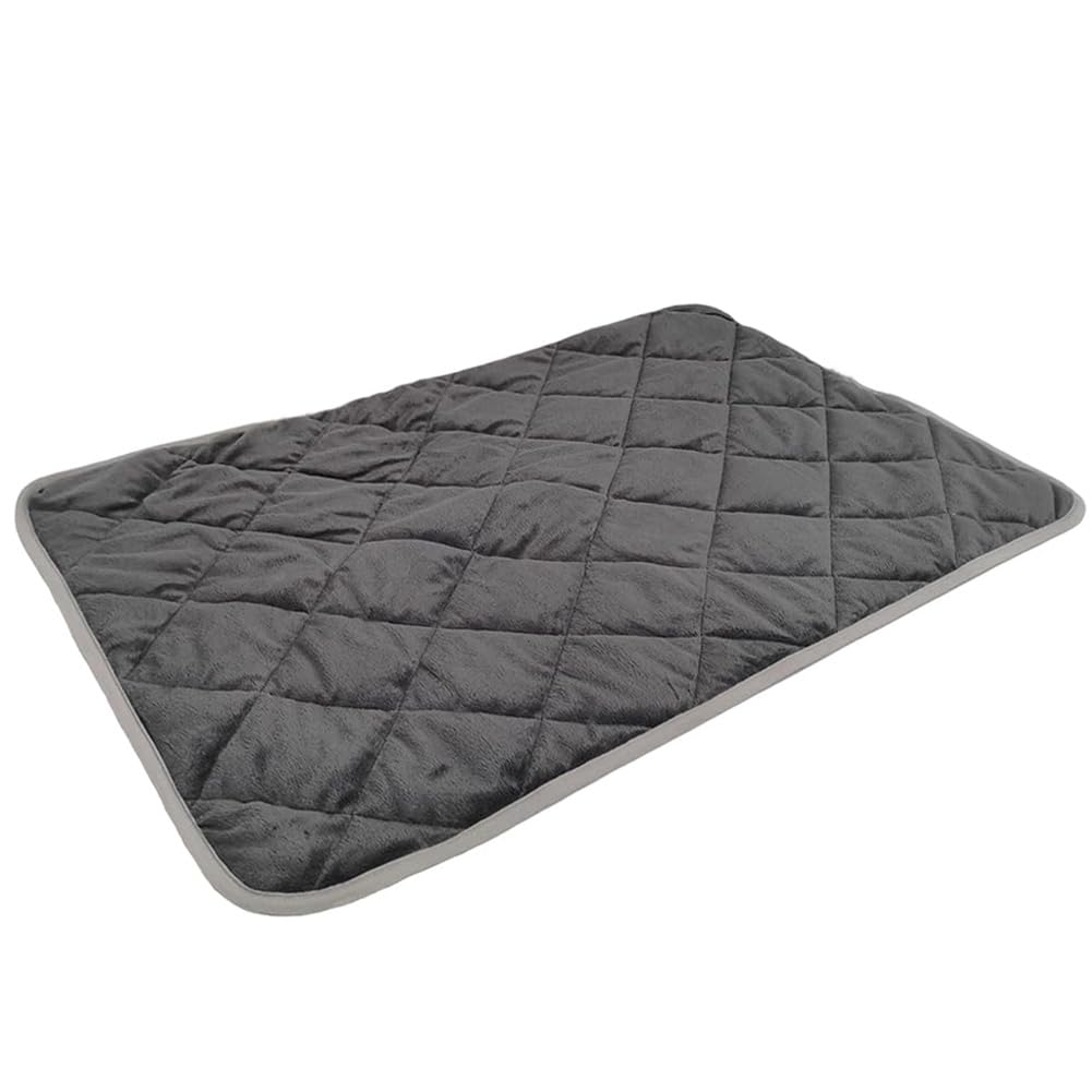 Thermal Reflection Pad for Dogs Cats, 5-Layer Self-Warming Dog Bed Mat, No-Electricity cat Heating pad, Washable Non-Slip Pet Pad, Indoor Outdoor Use for Small Medium Dogs and Cats (Gray, X-Large)