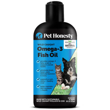 Load image into Gallery viewer, Omega 3 Fish Oil Supplement for Dogs &amp; Cats (16oz), Wild Caught Omega 3 Fish Oil for Skin and Coat Health, Supports Shedding, Skin &amp; Coat, Immunity, Joint, Brain &amp; Heart, EPA + DHA
