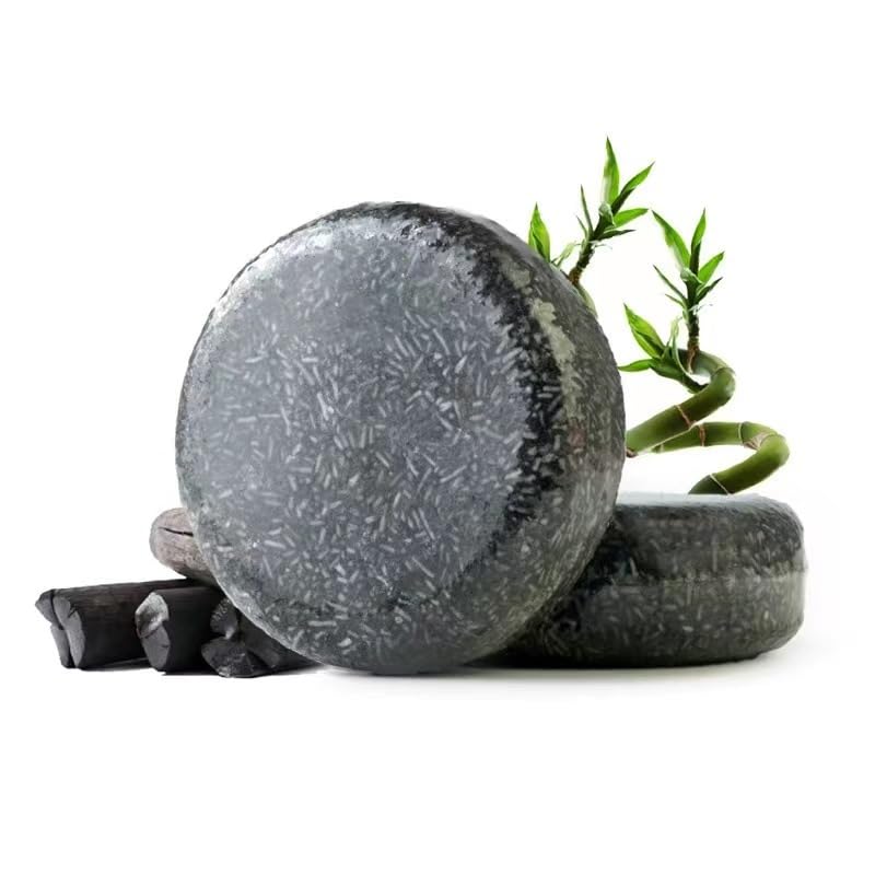 HATIKY Gray Hair Reverse Bar, Mane Gray Reverse Bar, Hair Darkening Shampoo Bar, Reverse Grey Hair Bar Shampoo - Gray Hair Coverage Soap Gray White Hair Repair for Women and Men (2Pcs) (2 pack)