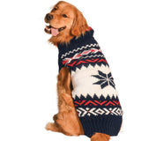 Chilly Dog Navy Vail Dog Sweater (XX-Small)