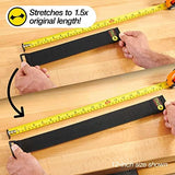 Super-Stretch Wrap-It Storage Straps, 24" (4 Pack) - Elastic Hook and Loop Cinch Straps - Garden Hose Strap, Pool Hose Organizer, Cables Straps, Extension Cord Wrap, Garage and RV Storage Accessories