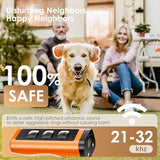 2 Pack Dog Bark Deterrent Deters，Barks no More Dog Training Device(Own Or Neighbour'S Dog), Long Range Ultrasonic 50ft, Alternative to Painful Dog Training Collars and Bark Collars