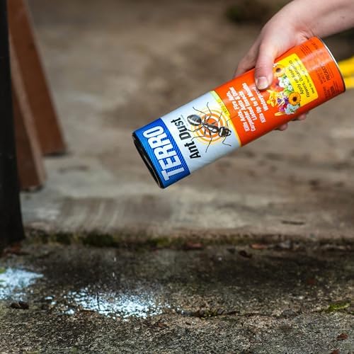 TERRO T600 Ant Dust Powder Killer for Indoors and Outdoors - Kills Ants, Fire Ants, Carpenter Ants, Roaches, Spiders, and Other Insects , 1lb