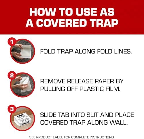 Tomcat Household Pest Glue Trap, 4-Pack