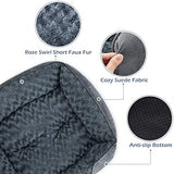 INVENHO XX-Large Dog Bed for Large Medium Small Dogs, Rectangle Washable Dog Bed, Orthopedic Dog Bed, Soft Calming Sleeping Puppy Bed Durable Pet Cuddler with Anti-Slip Bottom XXL(42"x30"x10")