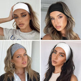 Headbands for Women Wide Non Slip Hairbands for Women's hair Soft Elastic Thick Head Bands Fashion Workout Yoga Hair Accessories, 6 Pack