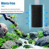 AQUANEAT 6-Pack Pre-Filter Sponge for Aquarium Shrimp Fry Fish Tank Filter 1” Intake, Replacement Foam Cover