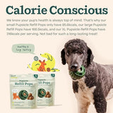 WOOF Pupsicle Refill Pops, Delicious Long Lasting Dog Treats, Pre-Made Pupsicle Refills for Dogs, Wholesome Ingredients, Low-Mess Chicken Pet Treats - Small Pops - 10 Count