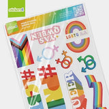 24 x Gay Pride Stickers Bulk - Pride Flag Stickers - Pride Stickers for Water Bottles - Gay Pride Laptop Stickers - Pride Merch and Gay Pride Accessories - LGBT Stickers