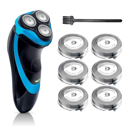 SH30 Replacement Heads for Philips Norelco Shaver Series 3000, 2000, 1000 and S1560, Blades for Razor 2400, 3600, 3800, 6-Pieces Pack
