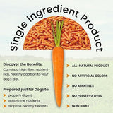 Olewo Original Carrots for Dogs – Fiber for Perfect Poop, Dog Food Toppers for Picky Eaters, Natural Skin & Coat Support, Multivitamin, Probiotics for Digestive and Gut Health, 5.5 lbs