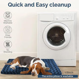 Dog Beds Crate Pad, Dog Bed Mat for Small/Medium/Large Dogs Sleeping, Soft, Durable, Washable & Anti-Slip Crate Pads, Reversible Dog Mat Bed Kennel Mat Cat Bed L(35”*23“*1.5”)