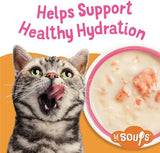 Purina Friskies Grain Free Lickable Cat Food Toppers Lil’ Soups With Sockeye Salmon in Chicken Broth - (Pack of 8) 1.2 oz. Cups