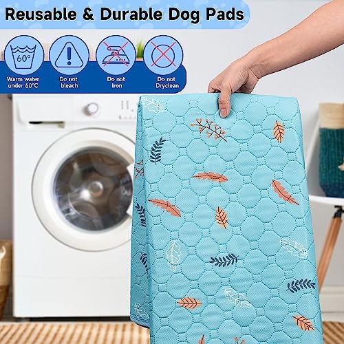 Washable Pee Pads for Dogs Extra Large 36" x 72" 2-Pack, Reusable Puppy Pads Pet Training Pads, Waterproof Dog Pee Pads for Crate, Whelping Pad, Non-Slip Protects Against Urine Leakage