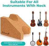 Cork Guitar Neck Rest, Guitar Neck Cradle Support Pillow, Guitar Accessories for Repair, Maintenance, Cleaning, String Instrument Luthier Tool, 100% Natural Cork Die-Cast Cut