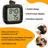 2 PCS Reptile Thermometer and Humidity Gauge for Bearded Dragon with On-Off, Reptile Tank Accessories for Jumping Spider, Leopard Gecko, Hermit Crab, Gecko, Ball Python, Lizard