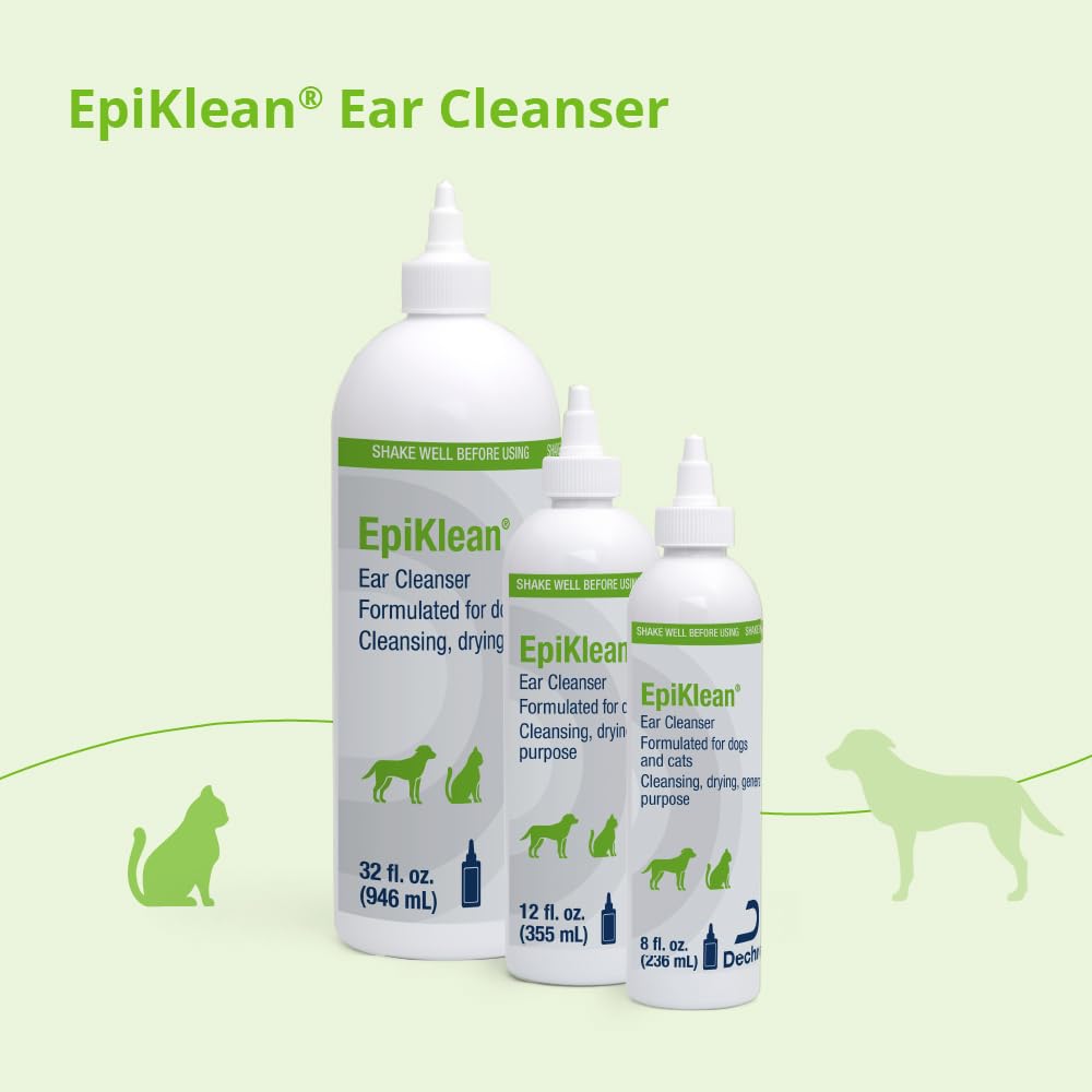 EpiKlean Ear Cleanser for Dogs and Cats, 8 oz