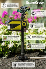 COSTWAY Scarecrow Motion Activated Animal Repellent