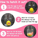 30 Pack Valentines Day Gifts for Kids Boys, Dinosaur Egg Hatching with Valentines Cards for Kids Classroom Class Exchange School Prizes Toddler Girls Boys Funny Dino Valentines Cards Party Favors Gift