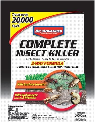 BioAdvanced 700289G Complete Insect Killer for Soil and Turf Pest Control, 20 Pound, Ready to Spread Granules