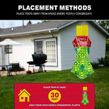Catchmaster Japanese Beetle Traps Outdoor 3PK, Flying Insect Trap Bag with Dual Pheromone Food Lure, Hanging Bug Catcher for Backyard & Garden, Pest Control for Plants, Trees, Vegetables & Flowers