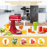 Masticating Juicer Attachment for KitchenAid Stand Mixers, Slow Juicer Attachment, Cold Press Juicer, Masticating Juicer Accessories for Kitchen Aid Juicer Mixers