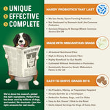 Perfect Poop Digestion & General Health Supplement for Dogs: Fiber, Prebiotics, Probiotics & Enzymes Relieve Digestive Conditions, Optimize Stool, and Improve Health (Cheddar Cheese, 12.8 oz)