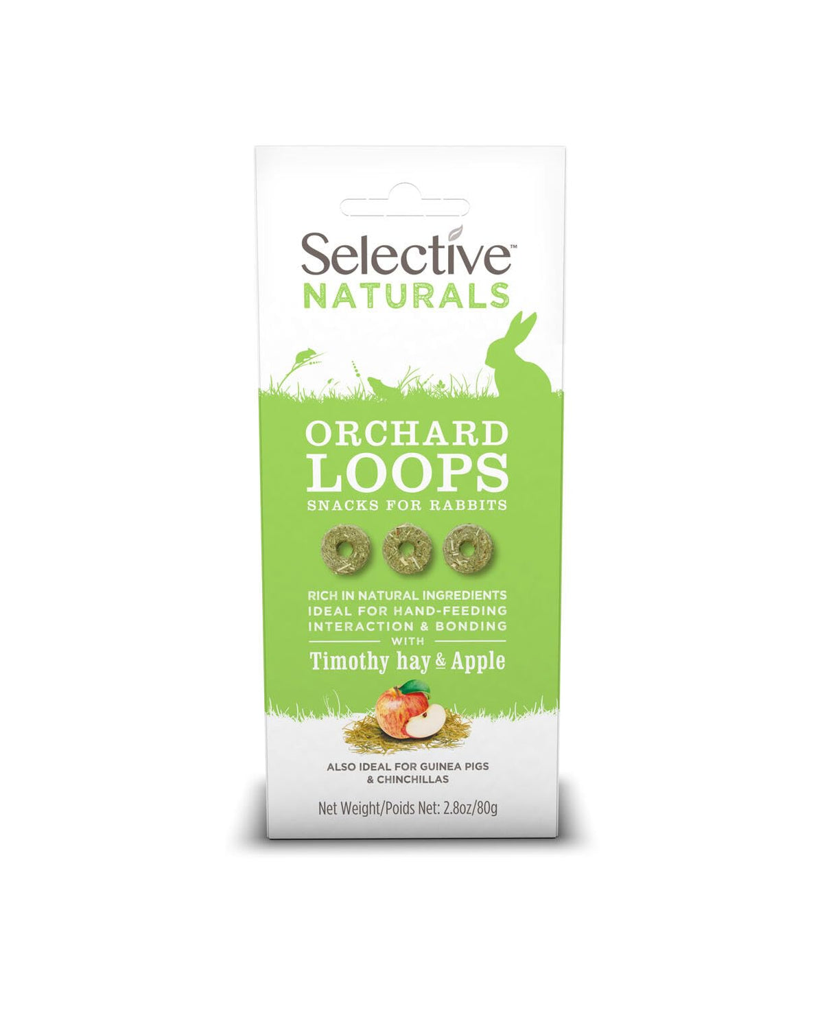 Selective Naturals Orchard Loops with Timothy Hay & Apple (Pack of 4)