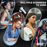 [5 Pairs] Ear Hooks Covers for Samsung Galaxy Buds 3, Anti-Slip Sport Ear Tips Covers Silicone Wingtip Anti Scratches Eartip Galaxy Buds 3 Earbuds Accessories -Black