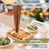 Fly Fans for Tables Fly Repellent for Outdoor Bug Fan Fly Repellent USB Charging Fan and Bugs Fly for Indoor Fly Insect Traps Fan Keep Flies and Bugs Zap Perfor Table Patio Fly Fans Deterrent (Brown)