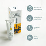 Highland Glacial Cream - Versatile hair styling cream that smooths, de-frizzes, texurizes & boosts curls. Natural, plant-derived, & made for all hair types. (2.5 oz)