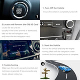 2024 Navigation SD Card Map Update Accessories 86271 0E076 Compatible with Toyota Tacoma HighlanderRAV4 Tundra 4Runner Sienna Prius Venza Mirai CorollaUSA/Canada