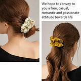 Velscrun 20 Pcs Floral Plaid Solid Color Scrunchies, Scrunchies for Girls Women with Chiffon, Hair Scrunchies for Women's Hair Elastics Bands Ponytail Holder Bulk, Hair Accessories Hair Ties Gifts