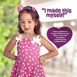 Headband Making Kit for Girls - Make Your Own Fashion Headbands for Kids - DIY Hair Accessories Set - Arts & Crafts Easter Gift for Ages 5-12 Year Old Girl - Little Children's Art & Craft Gifts