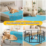 Washable Pee Pads for Dogs, 4-Pack Reusable Puppy Pads, Waterproof Non-Slip Wee Wee pad, Absorbent and Leakproof Training Mats for Potty, Crate, Playpen, Bed, Sofa, 18"x 24"