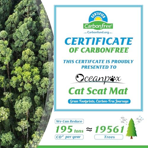 6.5ft Scat Mat for Cats with Spikes, Prickle Strips Network Digging Stopper Outdoor Spike Deterrent Mat, 78 inch x 11 inch