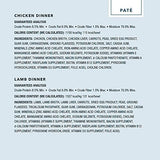 Amazon Brand – Wag Wet Dog Food Cups, Chicken & Lamb Pate Variety Pack, 3.5 Oz, Pack of 24